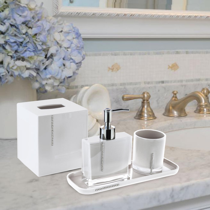 Everly Quinn Mcclary 4 Piece Bathroom Accessory Set & Reviews Wayfair